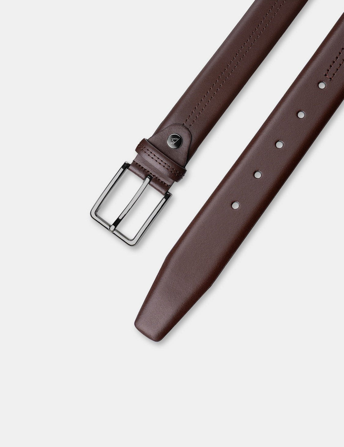 Bukser Jeans | Leren riem – Bruin - Bukser Jeans