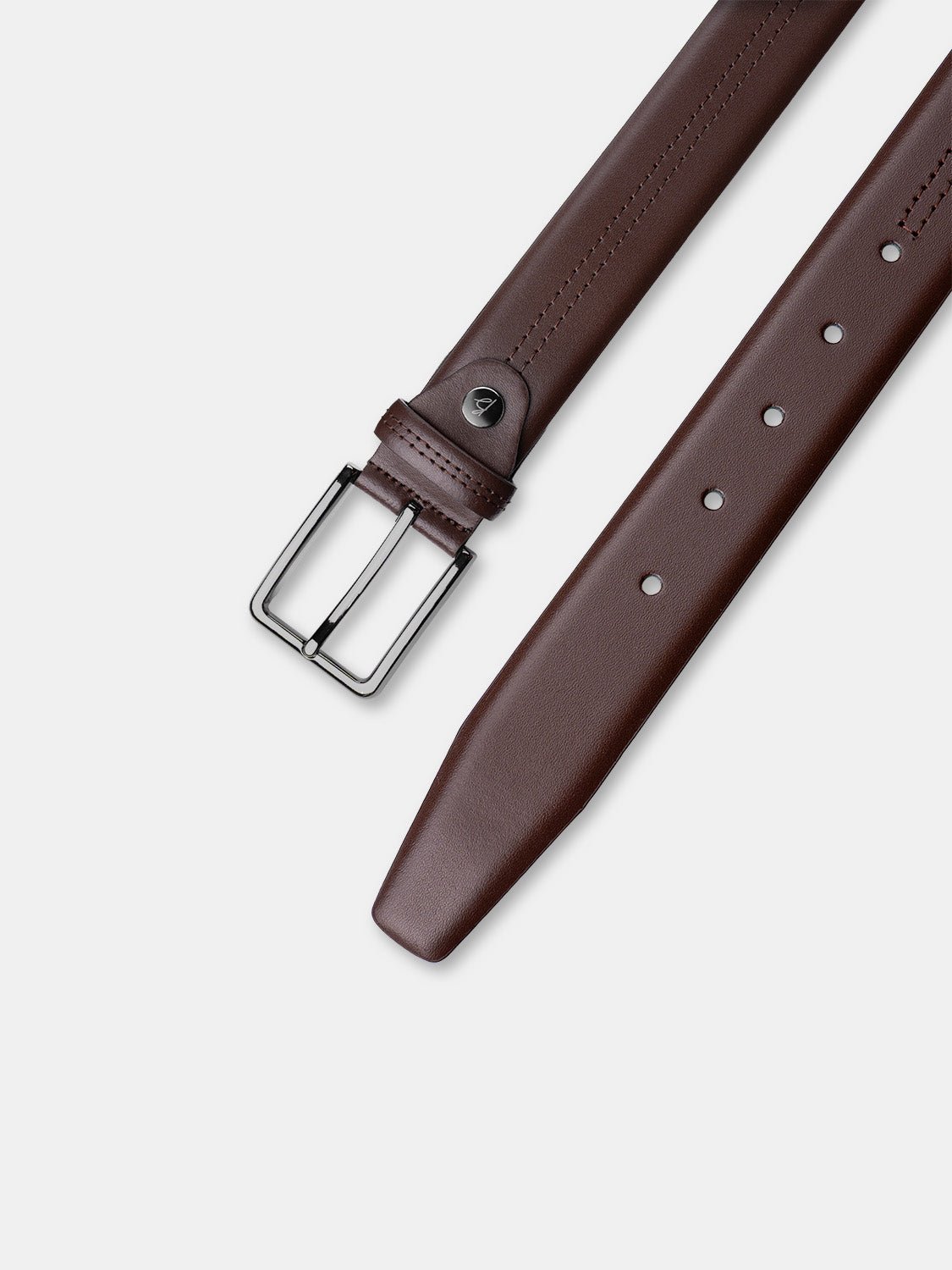 Bukser Jeans | Leren riem – Bruin - Bukser Jeans