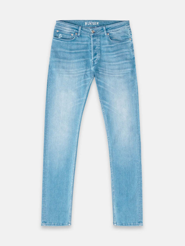 Vooraanzicht light blue Bukser Jeans