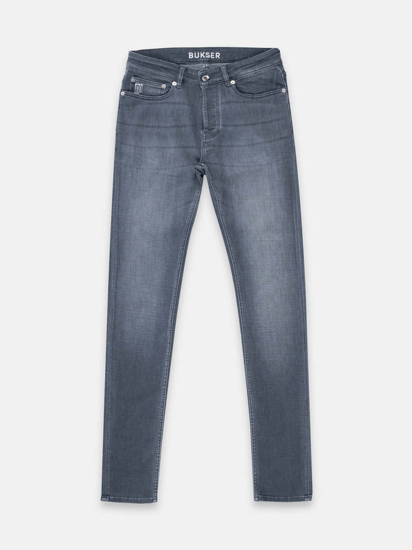 Vooraanzicht nordic mist slim fit jeans