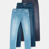Bukser Jeans | Slim Fit | Nino Dark Blue + Light Blue + Grey - Bukser Jeans
