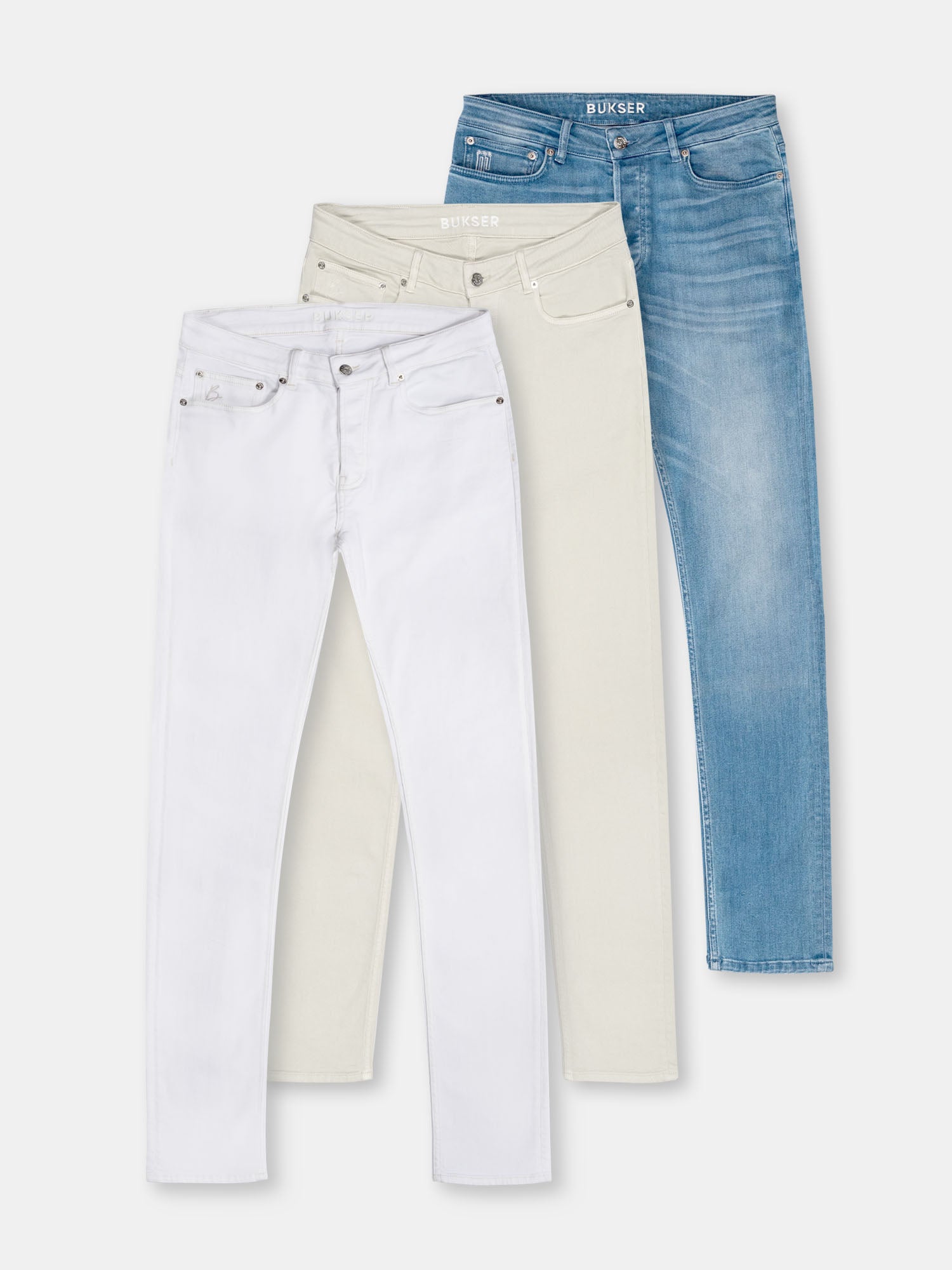 Bukser Jeans | Slim Fit | Nino Isfjord + Lysand + Light Blue - Bukser Jeans