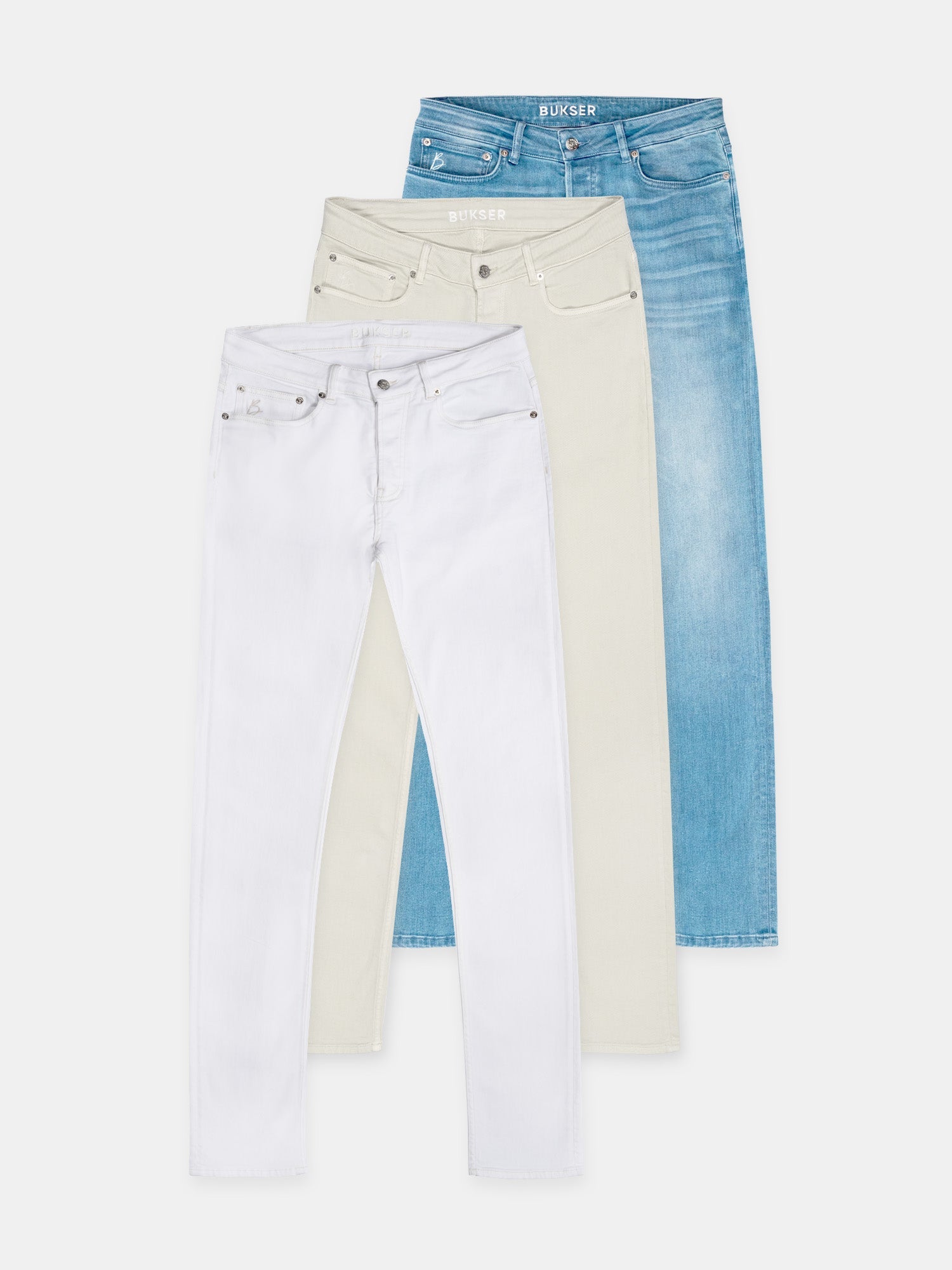 Bukser Jeans | Slim Fit | Nino Isfjord + Lysand + Light Blue - Bukser Jeans