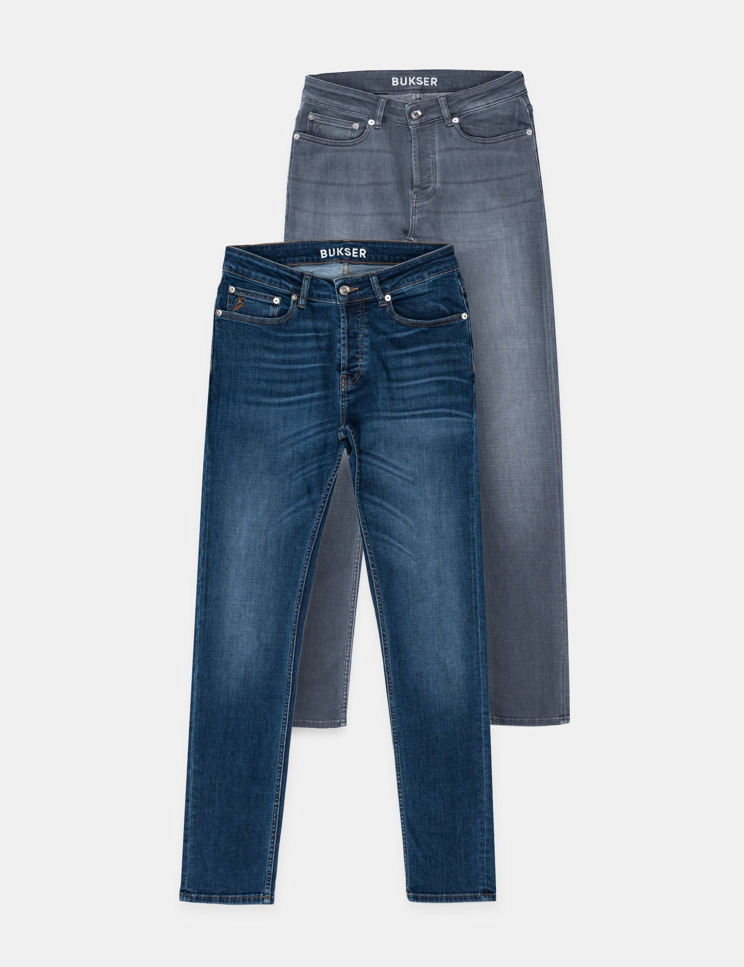 Bukser Jeans | Slim Fit | Nino Midnight Fjord + Nordic Mist - Bukser Jeans