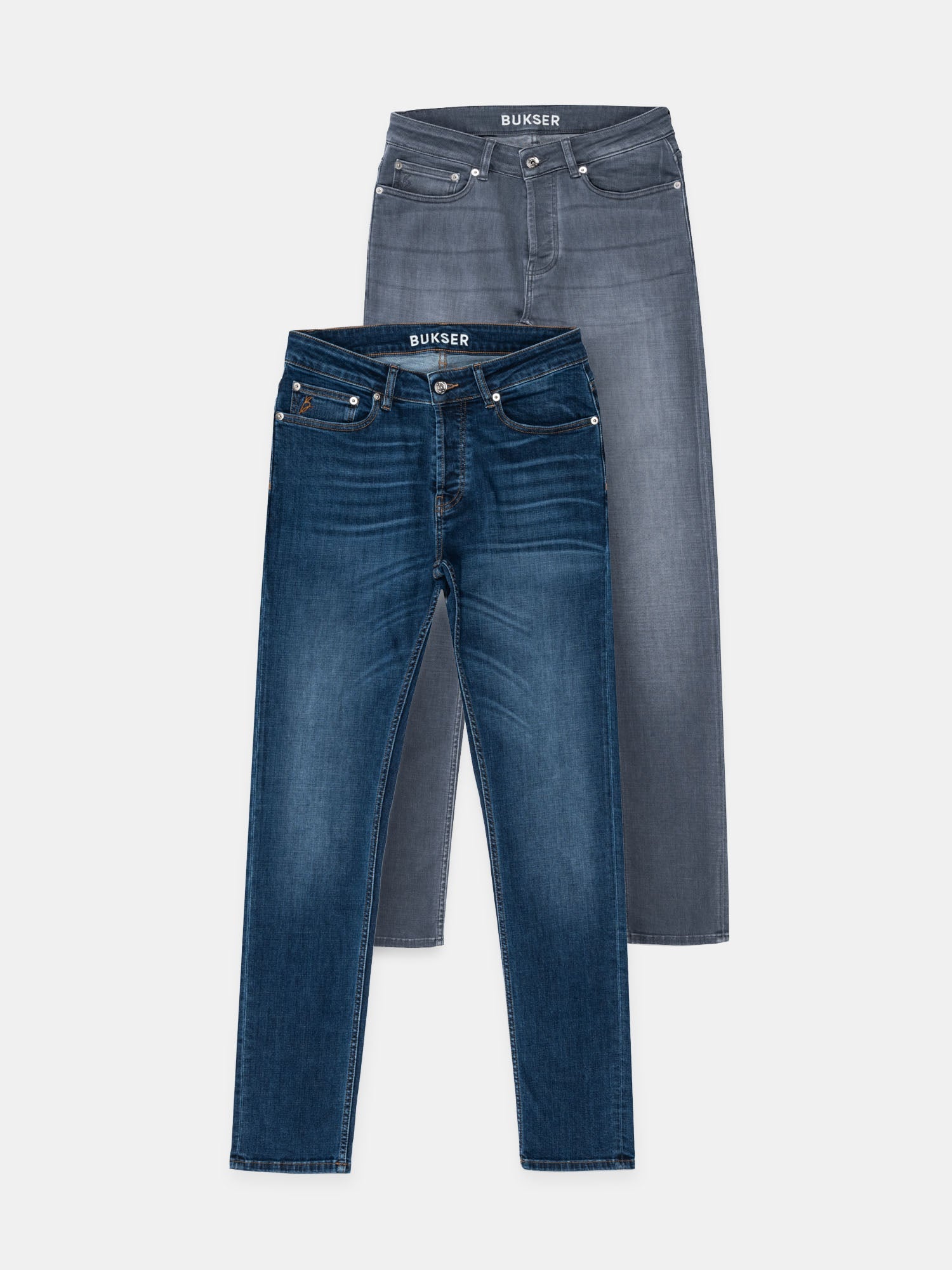 Bukser Jeans | Slim Fit | Nino Midnight Fjord + Nordic Mist - Bukser Jeans