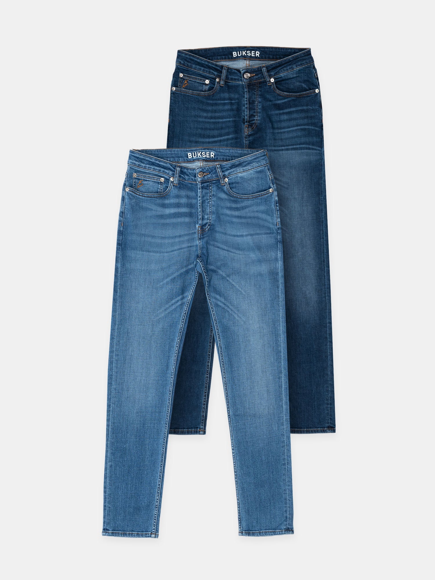 Bukser Jeans | Slim Fit | Nino Norse Blue + Midnight Fjord - Bukser Jeans