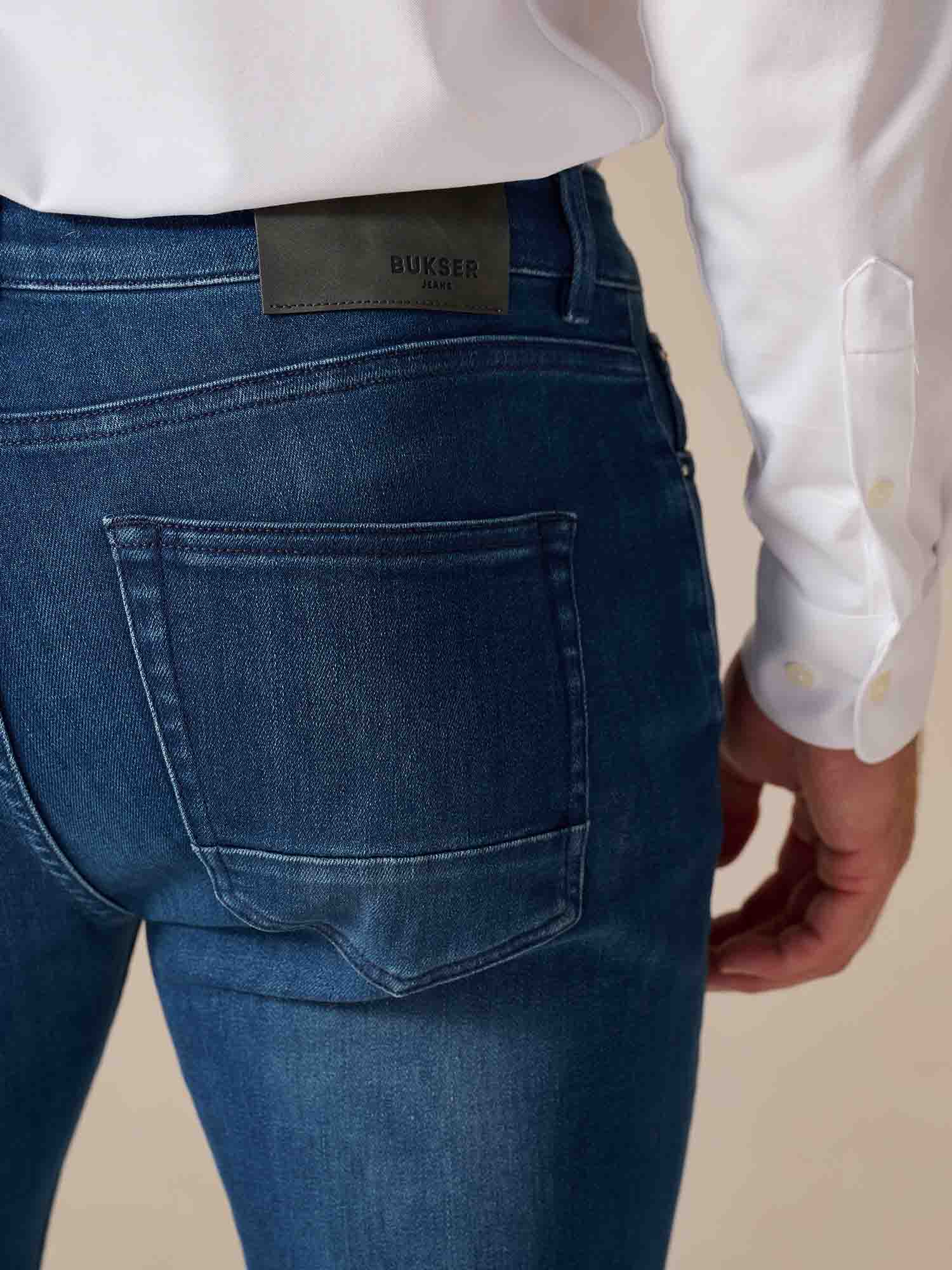 Bukser Jeans | Slim Fit Spijkerbroek | Nino Dark Blue - Bukser Jeans
