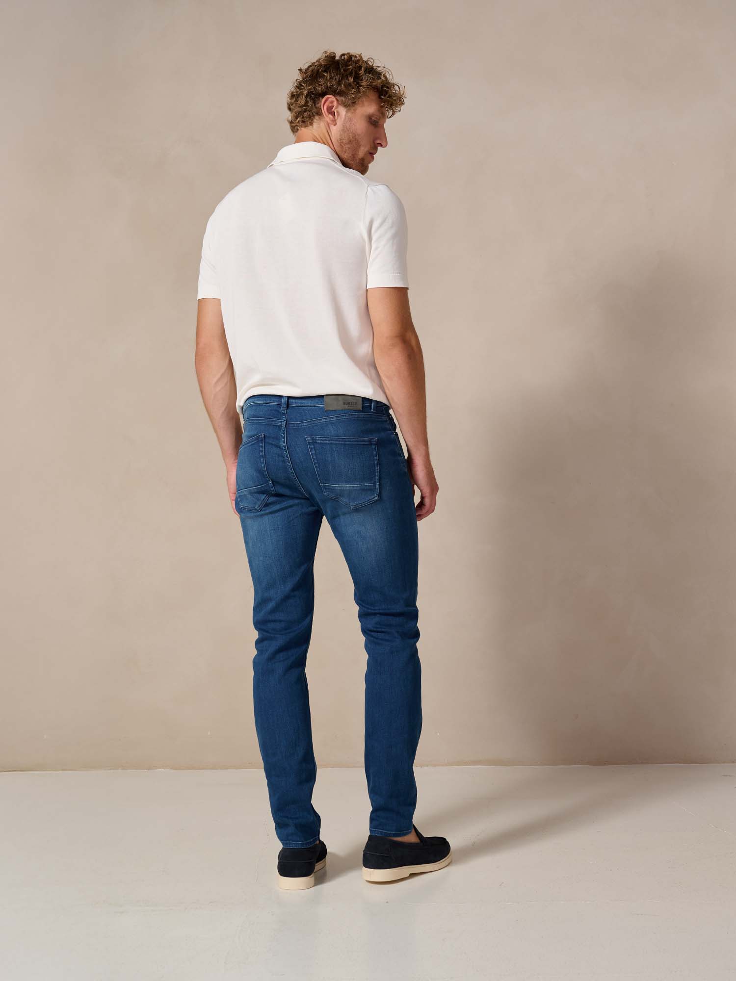 Bukser Jeans | Slim Fit Spijkerbroek | Nino Dark Blue - Bukser Jeans
