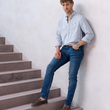Bukser Jeans | Slim Fit Spijkerbroek | Nino Dark Blue - Bukser Jeans