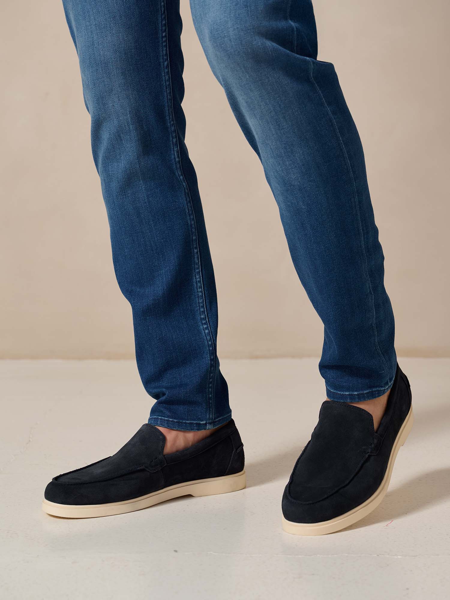 Bukser Jeans | Slim Fit Spijkerbroek | Nino Dark Blue - Bukser Jeans