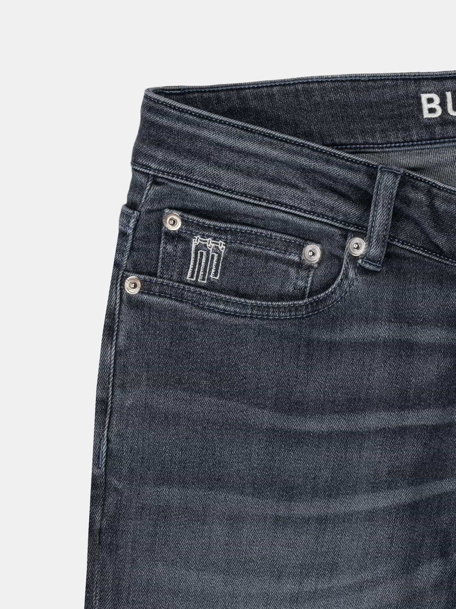 Productdetails van de slim fit grey jeans van Bukser jeans