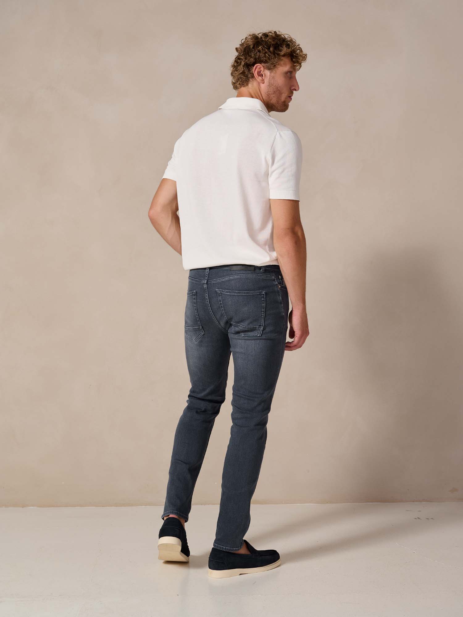 Bukser Jeans | Slim Fit Spijkerbroek | Nino Grey - Bukser Jeans
