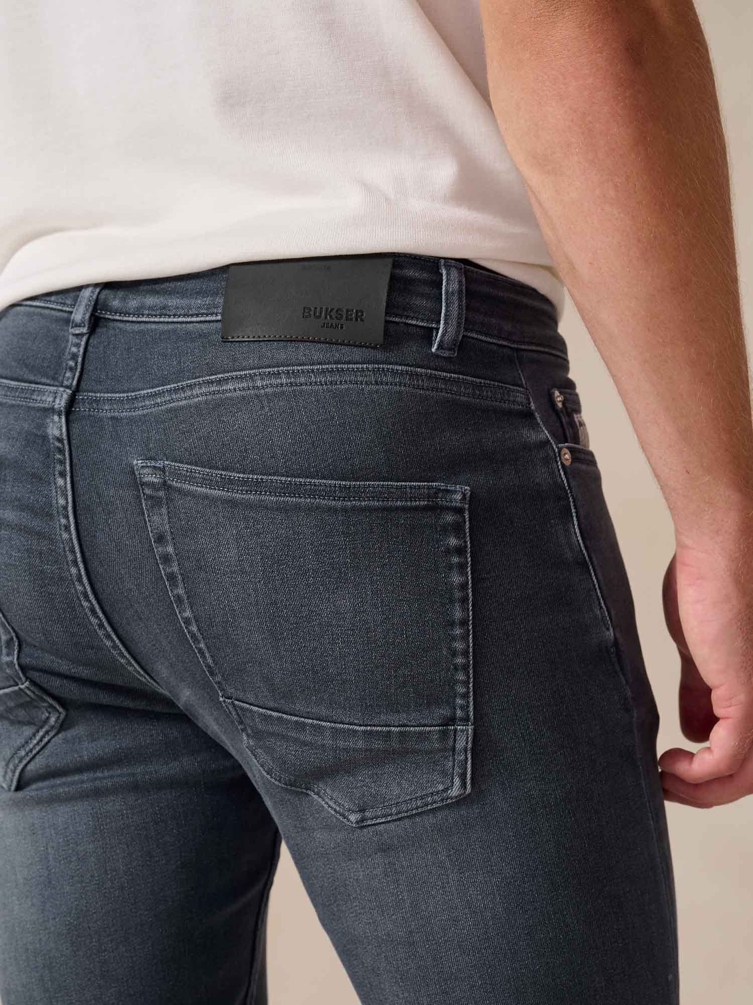 Bukser Jeans | Slim Fit Spijkerbroek | Nino Grey - Bukser Jeans