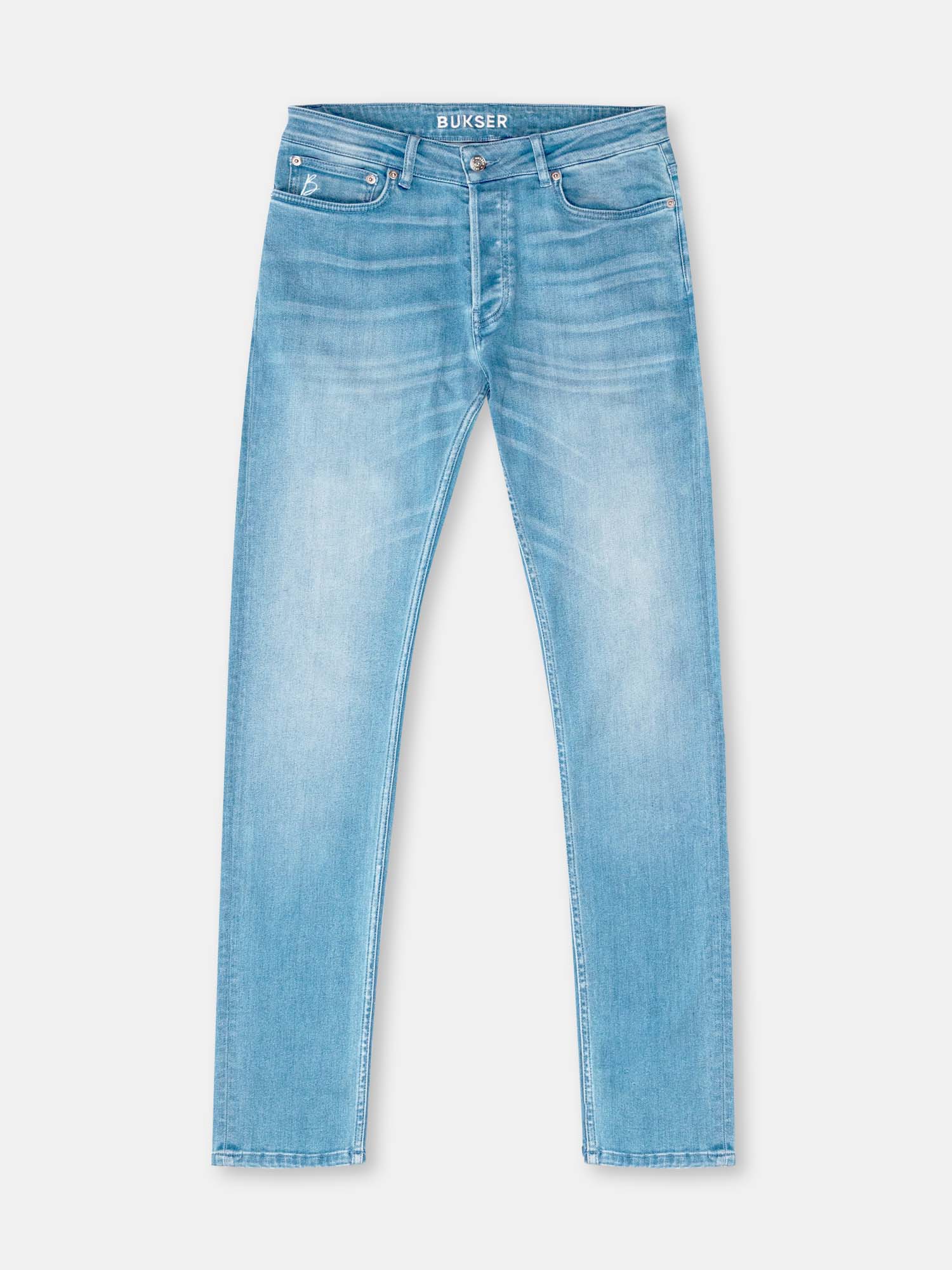 Bukser Jeans | Slim Fit Spijkerbroek | Nino Light Blue - Bukser Jeans