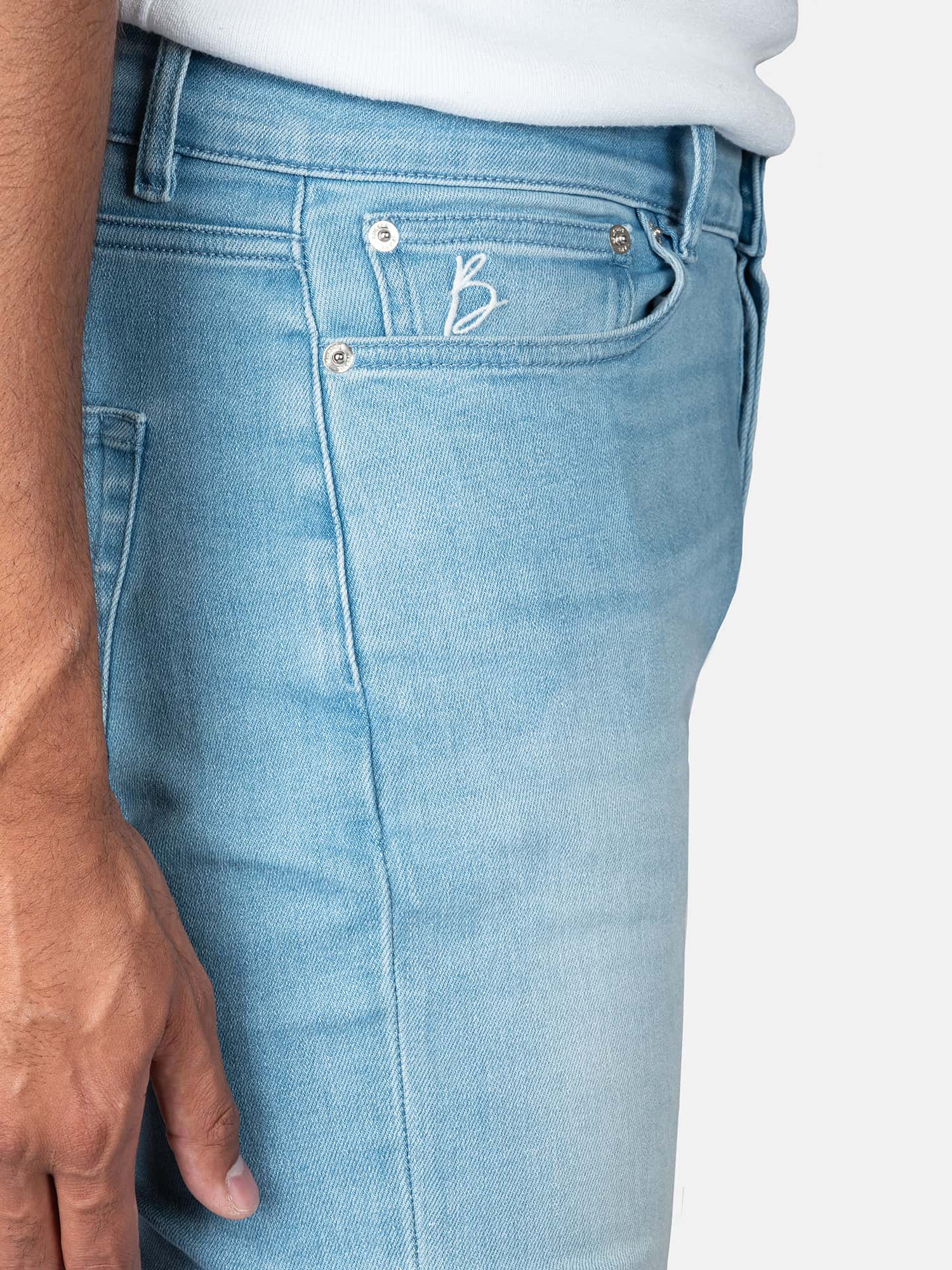 Bukser Jeans | Slim Fit Spijkerbroek | Nino Light Blue - Bukser Jeans