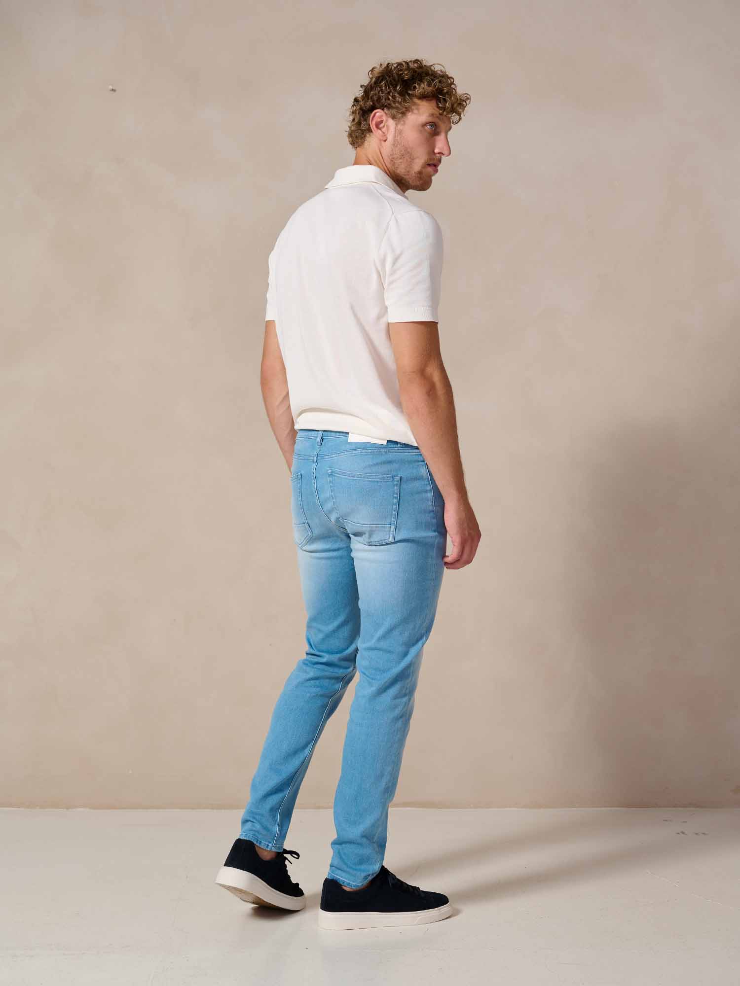 Bukser Jeans | Slim Fit Spijkerbroek | Nino Light Blue - Bukser Jeans