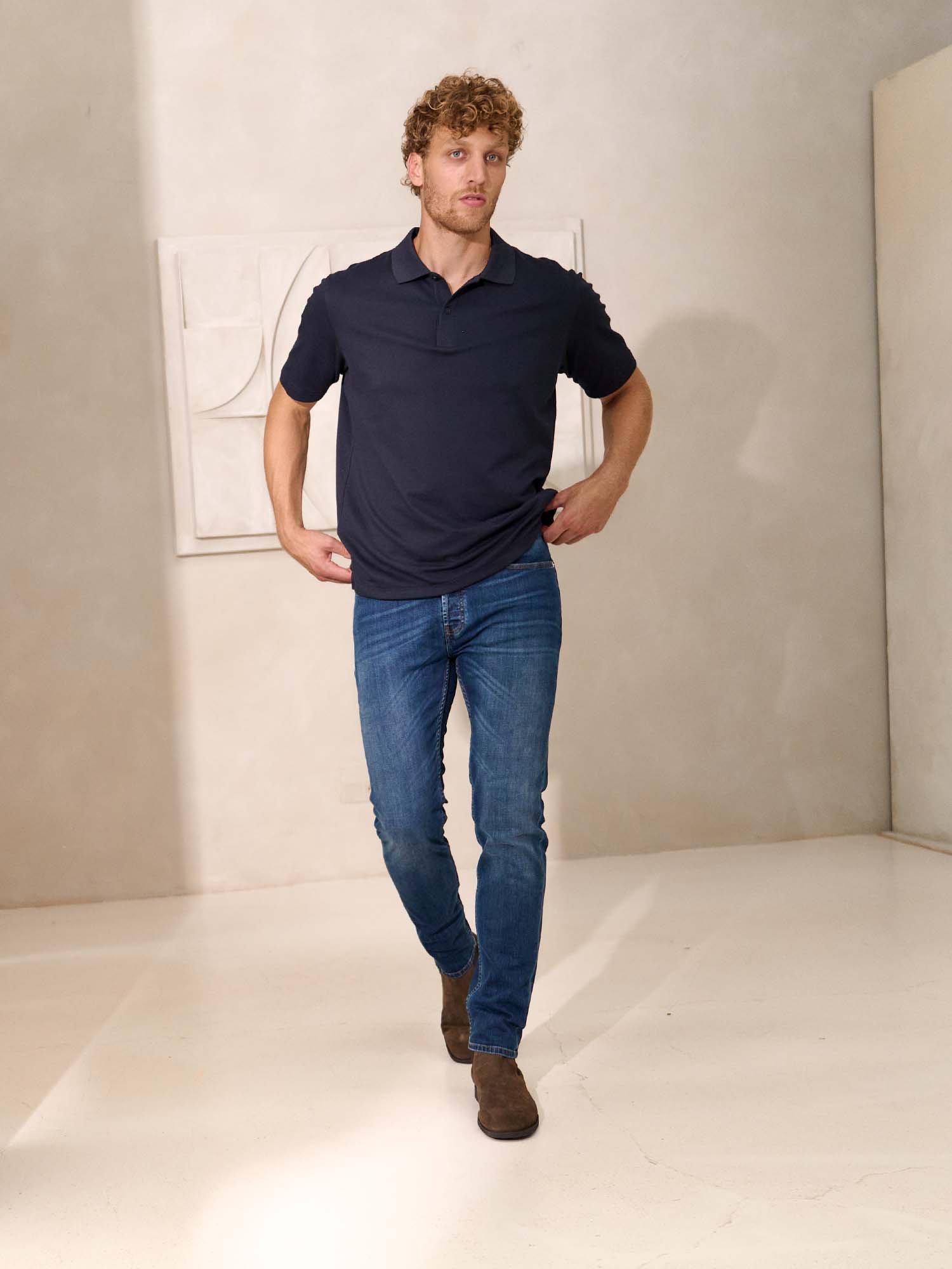 Bukser Jeans | Slim Fit Spijkerbroek | Nino Midnight Fjord - Bukser Jeans