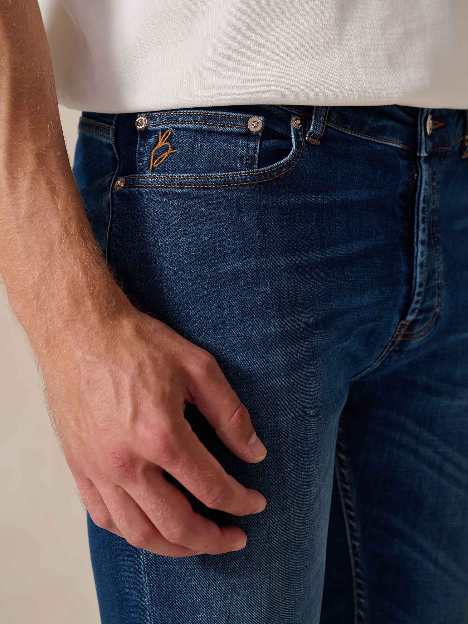 Bukser Jeans | Slim Fit Spijkerbroek | Nino Midnight Fjord - Bukser Jeans