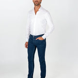 Bukser Jeans | Slim Fit Spijkerbroek | Nino - Morke Indigo - Bukser Jeans
