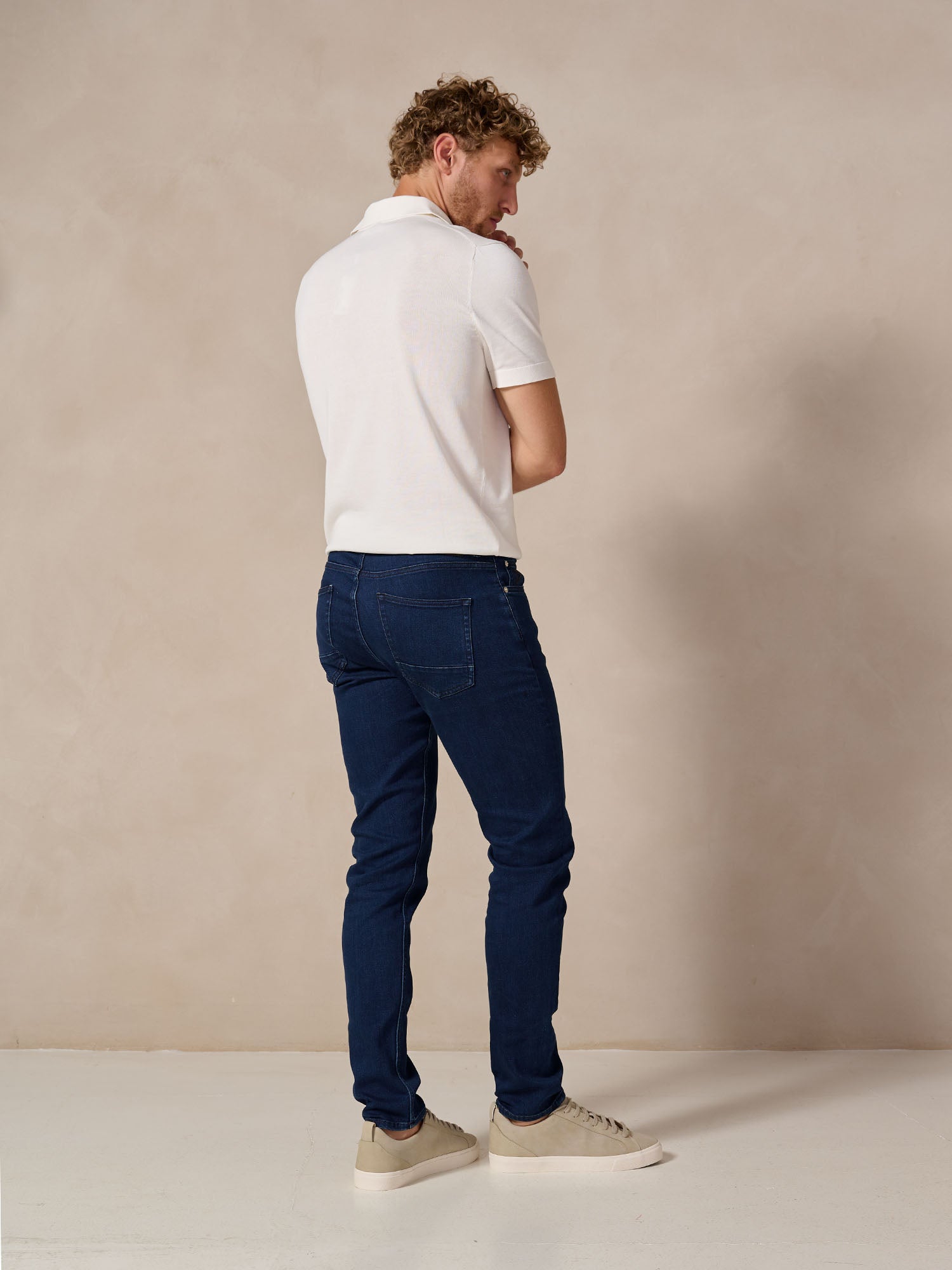 Bukser Jeans | Slim Fit Spijkerbroek | Nino - Morke Indigo - Bukser Jeans