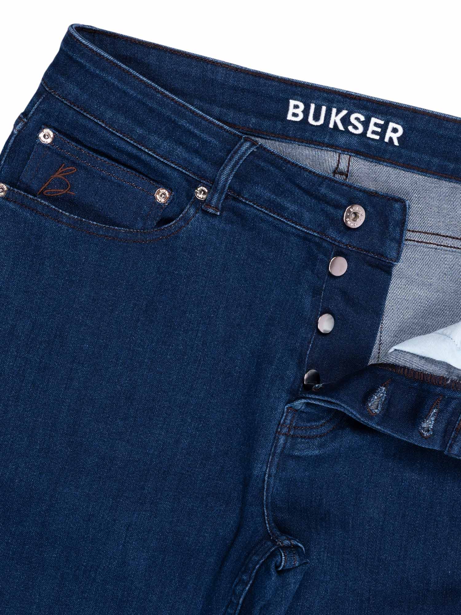 Bukser Jeans | Slim Fit Spijkerbroek | Nino - Morke Indigo - Bukser Jeans