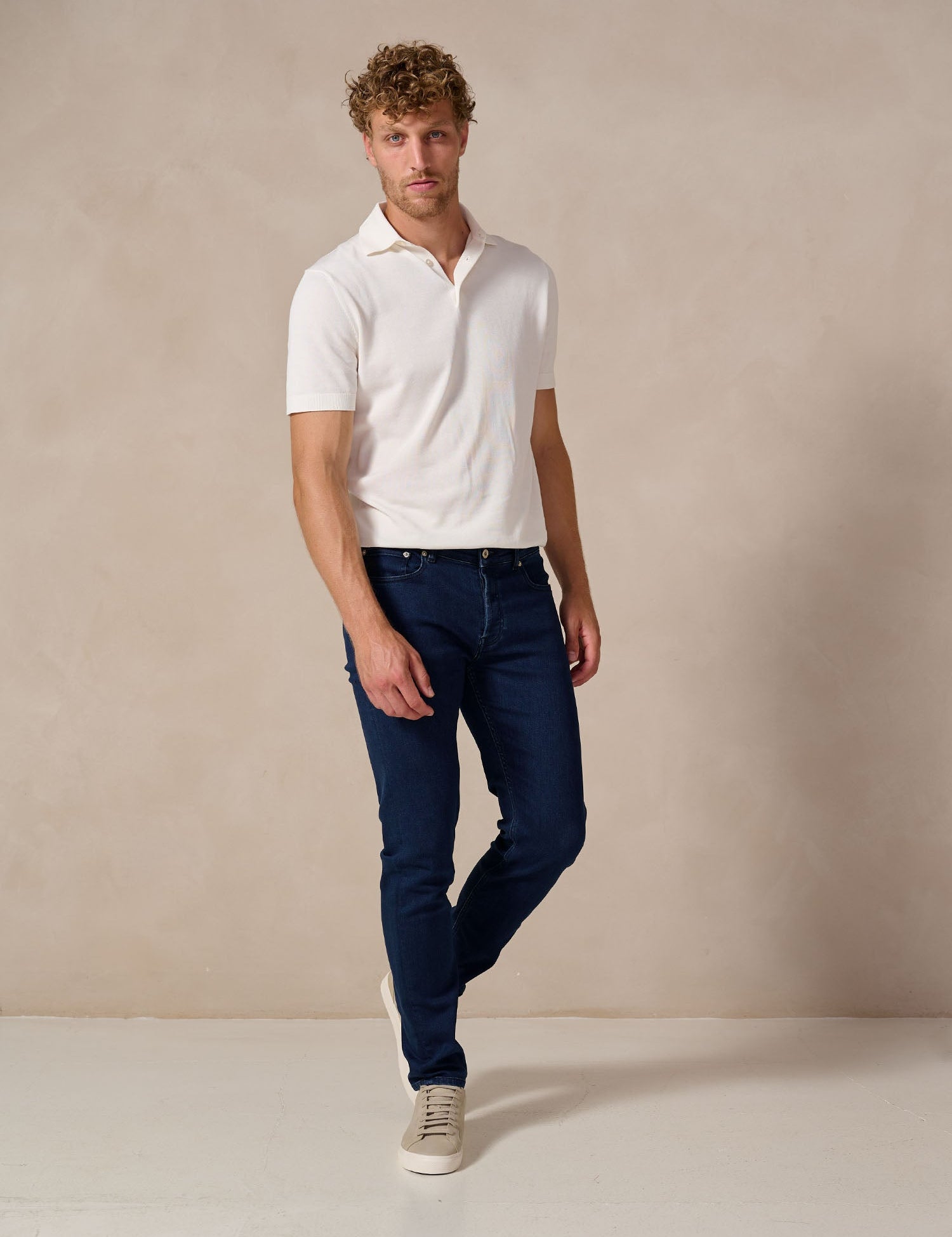 Bukser Jeans | Slim Fit Spijkerbroek | Nino - Morke Indigo - Bukser Jeans