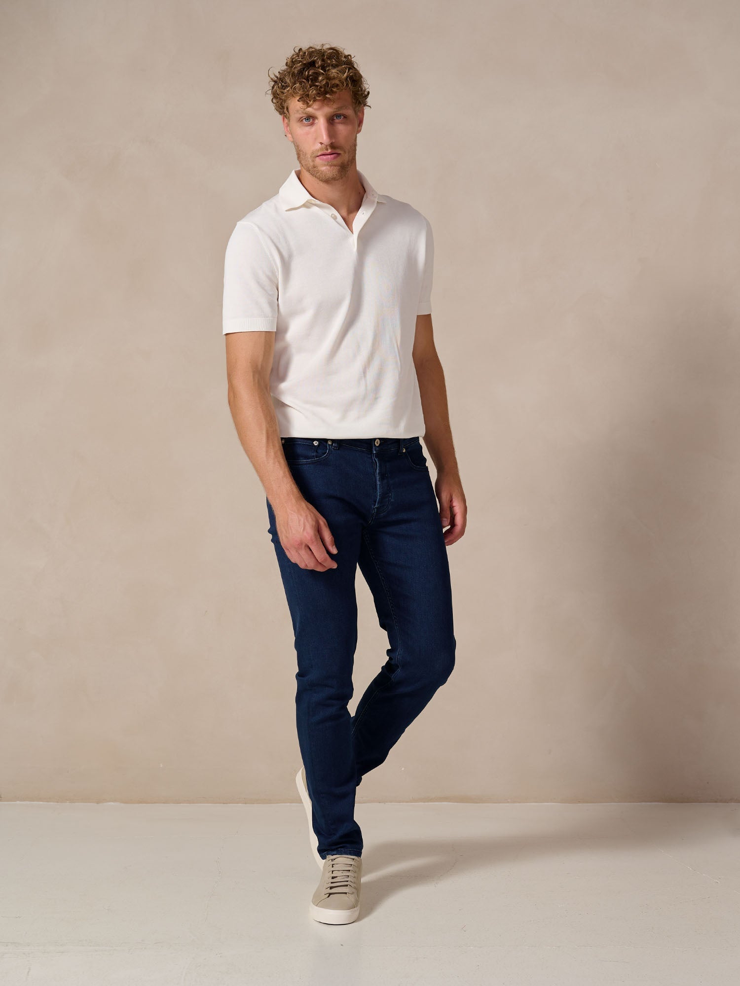 Bukser Jeans | Slim Fit Spijkerbroek | Nino - Morke Indigo - Bukser Jeans