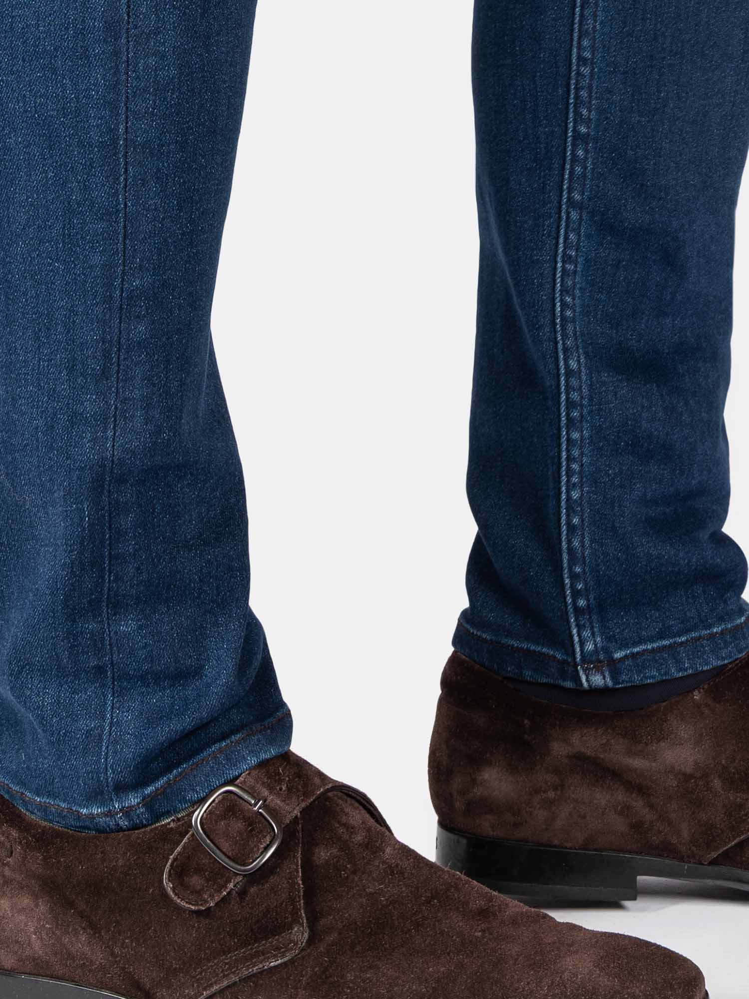 Bukser Jeans | Slim Fit Spijkerbroek | Nino - Morke Indigo - Bukser Jeans