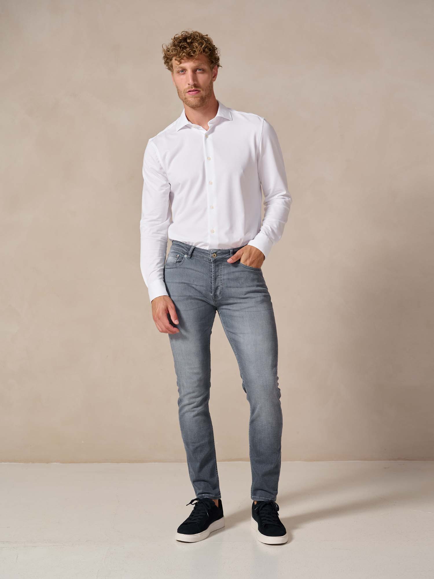 Bukser Jeans | Slim Fit Spijkerbroek | Nino Nordic Mist - Bukser Jeans